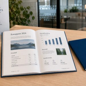 Alternative view of A4 UniHardCover Mørk Blå 10stk